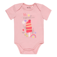 Боди artie размер 62, розовый