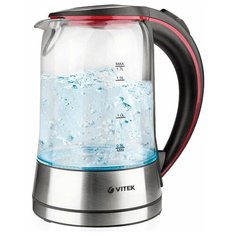 Чайник VITEK VT-7009, серебристый/черный