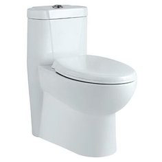 Унитаз-моноблок Jaquar Solo SLS-WHT-6851P (с сиденьем, микролифт) с горизонтальным выпуском