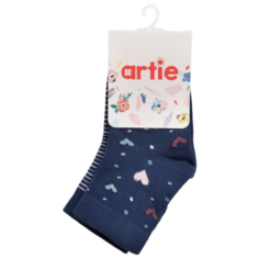 Носки artie комплект 2 пары размер 17-18, синий