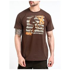 Футболка F5 BMX размер XXXL, brown