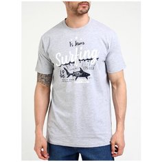 Футболка F5 02285/Surf размер XXL, grey melange