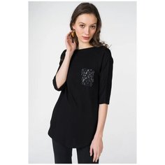 Блуза adL, размер 40/XS, черный