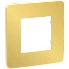 Рамка 2п Schneider ElectricNU280259, золото