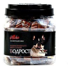 GR.QZIN для собак миники бодрость (кубики мяса кролика с суримми для мини пород ) 630 гр (30 пак.в инд. упаковке) 3218 (2 шт)