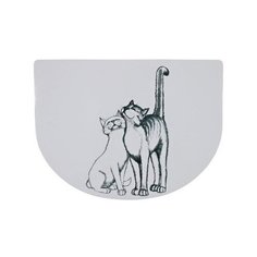 Trixie Коврик под миску Кошечка, 40х30 см, 0,050 кг