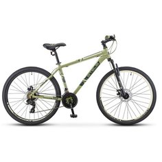 Велосипед горный Stels Navigator 700 MD F020 рама 19" хаки колеса 27.5" LU096006