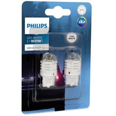 Лампа автомобильная светодиодная Philips 11065U30CWB2 W21W 12V 1.75W 2 шт.