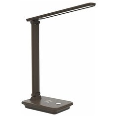 Настольный светодиодный светильник Feron DE1728 25W, 3000-6000К, 100-240V, коричневый