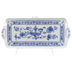 Поднос Мэри-Энн Гжель, четырехгранный, 36 см, Leander