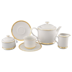 Сервиз чайный Сабина Изящное золото, 15 пр., Leander