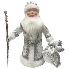 Фигурка Батик Дед Мороз (ДМ-12), белый/серебряный