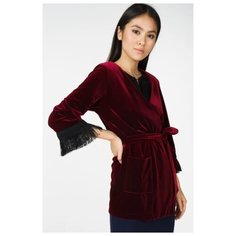 Жакет Fashion.Love.Story, размер 42, бордовый Fashion.Love.Story.