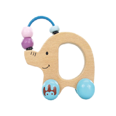 VIGA. W01B026 Каталка "Слоник" (дерево) (упаковано в гофр.картон)