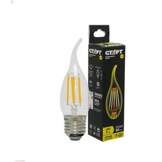 Светодиодная лампа СТАРТ LED F-Flame Свеча на ветру E27, 7Вт. теплый свет (2700К) Start