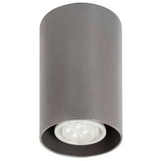 Спот TopDecor Tubo6 P1 11, кол-во ламп: 1 шт., цвет плафона: серый