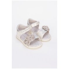 Сандалии Flamingo размер 22, серебряный