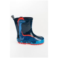 Резиновые сапоги с динозавром 8962B Синий 23 Kakadu