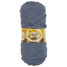Пряжа Adelia Mimi, 100 % полиэстер, 100 г, 80 м, №11 синий