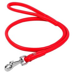 Поводок Collar glamour кожаный круглый красный d=4мм длина 122см