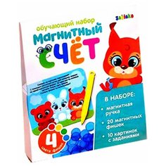 Zabiaka. Обучающая игра с магнитной ручкой "Магнитный счёт" арт.4225049