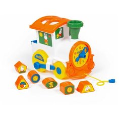 Полесье. Логический паровозик "Миффи" с 6 кубиками №2 арт.64257 /12 Cavallino