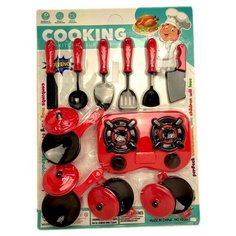 Набор "Посуда" в комп. варочная панель, на блист. 31*43*4,5 см арт.2047068 Игротрейд