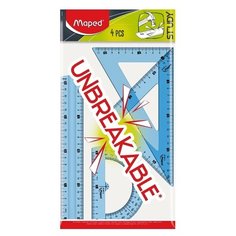 Maped. Набор суперпрочных принадлежностей для черчения "Study Unbreakable" (4 предм) арт.981703