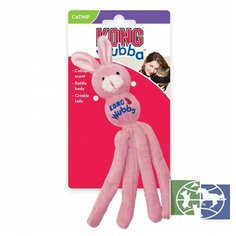 KONG игрушка для кошек "Вубба - кролик" 20 см с кошачьей мятой цвета в ассортименте WC52E