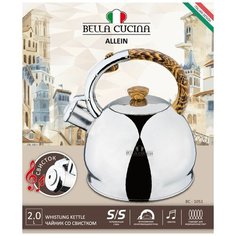 Чайник из нержавеющей стали BELLA CUCINA BC-1051 2 л (серебристый)