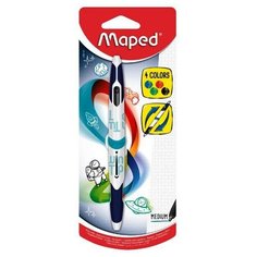 Maped. Ручка шариковая "Twin Tip" автомат. двухсторонняя (4 цвета) арт.229120