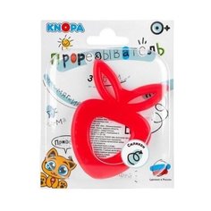 KNOPA. Массажер силиконовый для десен (прорезыватель зубной) "Клубничка" С/2 /20 (Пластмастер)