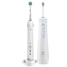 Набор Oral-B SmartSmile 4 - 4400: Электрическая зубная щетка Oral-B Smart 4 + Ирригатор Aquacare 4