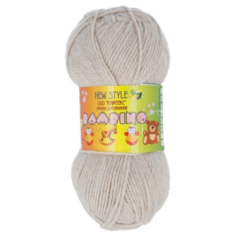 Пряжа Камтекс Бамбино 3, 35 % мериносовая шерсть, 65 % акрил, 50 г, 150 м, 3 шт., 188 топленое молоко