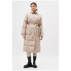 Пуховое пальто прямого силуэта WDL 210501 Бежевый 48 Conso Wear