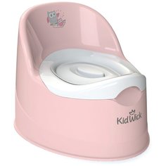 KidWick горшок Гранд с крышкой розовый/белый