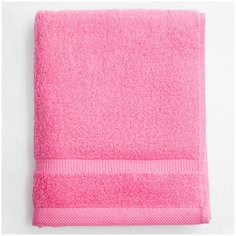 Полотенце банное, купальное для тела, лица, рук AMARO HOME 34*80 розово-красный