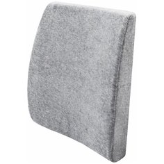 Подушка для спины ортопедическая AMARO HOME Back Support 35х32 см, серый