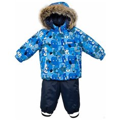 Комплект с полукомбинезоном KERRY Zoomy K17415 (4320/5077/6900) размер 80, голубой/синий