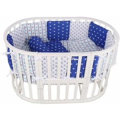 Борт в кроватку 12 предметов (12 подушек-бортиков) AmaroBaby БРИЗ