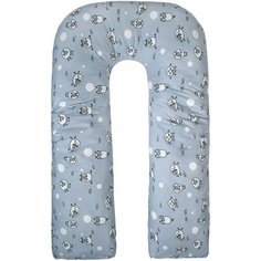 Наволочка к подушке для беременных AmaroBaby EXCLUSIVE Soft Collection U-образная 340х35 (101 Барашек)
