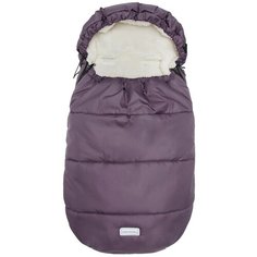 Конверт зимний меховой AMAROBABY Фиолетовый, 105 см.