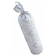 Подушка ортопедическая (Валик) с лузгой гречихи AMARO HOME Healthy Roll (Дамаск серый)