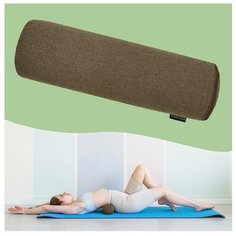 Подушка ортопедическая (Валик спортивный) AMARO HOME Sport Roll (коричневый)
