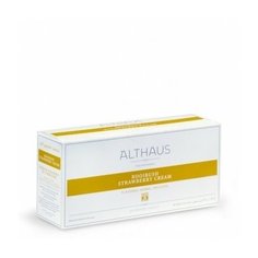 Чай травяной Althaus ROOIBUSH STRAWBERRY CREAM (Ройбуш Клубника со сливками) 20 пакетиков на чайник