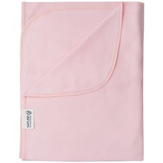 Пеленка трикотажная Amarobaby Nature essence, розовый, размер 90х120 см.