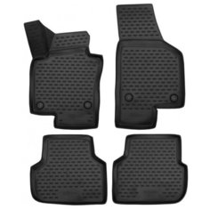 Коврики в салон FORD Focus 3, 04/2011-2015 4 шт. (полиуретан) Element