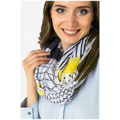 Платок Broadway 10158816, 100% полиэстер серый