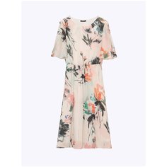 Платье Emka Fashion, размер 46, молочный