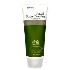 3W CLINIC Пенка для лица с фильтратом улиточного муцина. Snail foam cleansing, 100 мл.